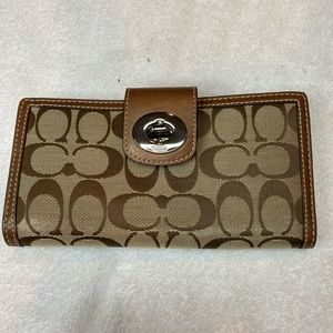 Coach Twist Lock Wallet